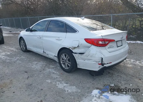 2016 Hyundai Sonata Se z USA, uszkodzony, nr VIN 5NPE24AF3GH315849